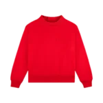 Parke Embossed Mockneck Red