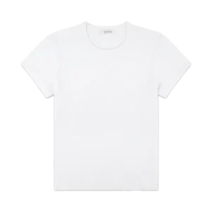 Parke Ribbed Baby Tee White