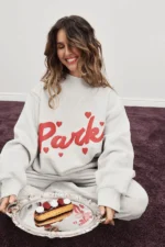 Parke weetheart Mockneck Gray